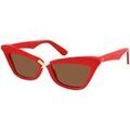 Lunettes sur Grenoble : Lunettes de soleil Xlab SEYCHELLES Lunettes de soleil, Rouge/Marron, 55 mm