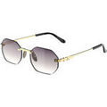 Lunettes de soleil Xlab Bollons Lunettes de soleil, Or/Marron, 54 mm Dor&eacute; Grenoble