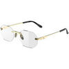 Lunettes de soleil Xlab Cadre Bollons Cadres Optiques, Or, 54 mm Dor&eacute;