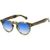Lunettes de soleil Xlab HOKKAIDO Lunettes de soleil, Vert ray&eacute;/Bleu clair, 47 mm