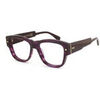 Lunettes de soleil Xlab Cadre couleur LUZON Violet stri&eacute; brillant Cadres Optiques, Violet