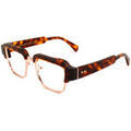 Lunettes sur Grenoble : Lunettes de soleil Xlab FRASER col antireflet. Tortue fonc&eacute;e polie - Or Cadres Opti