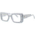 Lunettes sur Grenoble : Lunettes de soleil Xlab MOKOIA blue block VERRES MARBR&Eacute;S BLANCS / BLEU BLOCK Cadres