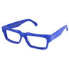 Lunettes de soleil Xlab DEMI-LUNE bloc bleu Cadres Optiques, Bleu, 56 mm