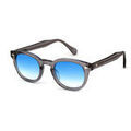 Lunettes sur Grenoble : Lunettes de soleil Xlab 8004 style moscot Lunettes de soleil, Gris/Bleu clair, 48 mm