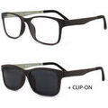 Lunettes sur Grenoble : Lunettes de soleil Xlab X-LAB 271 con clip-on sole magnetico Cadres Optiques, Gris,