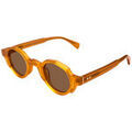 Lunettes sur Grenoble : Lunettes de soleil Xlab Col d 39;Ithaque. Jaune/Marron polaris&eacute; Lunettes de soleil Jaune