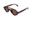 Lunettes sur Grenoble : Lunettes de soleil Xlab Paxi Lunettes de soleil, Bordeaux/Marron, 44 mm