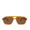 Lunettes sur Grenoble : Lunettes de soleil Xlab Col de Carthag&egrave;ne. Jaune/Marron polaris&eacute; Lunettes de solei Jaune