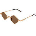 Lunettes sur Grenoble : Lunettes de soleil Xlab Col de T&eacute;n&eacute;rife Or/Marron polaris&eacute; Lunettes de soleil, Or Dor&eacute;
