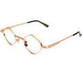 Lunettes sur Grenoble : Lunettes de soleil Xlab T&eacute;n&eacute;rife photochromique Cadres Optiques, Or/Gris, 43 mm Dor&eacute;