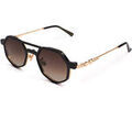 Lunettes sur Grenoble : Lunettes de soleil Xlab Col. Mykonos Clip-on d&eacute;grad&eacute; or/marron Cadres Optiques, Or Dor&eacute;