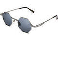 Lunettes sur Grenoble : Lunettes de soleil Xlab Ponza photochromique Cadres Optiques, Argent/Gris, 43 mm Argent&eacute;