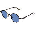 Lunettes sur Grenoble : Lunettes de soleil Xlab Col. Ponza Noir satin&eacute;/Bleu polaris&eacute; Lunettes de soleil, N Noir