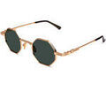 Lunettes sur Grenoble : Lunettes de soleil Xlab Col. Ponza Or/G15 polaris&eacute; Lunettes de soleil, Or/Vert G15, Dor&eacute;