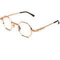 Lunettes sur Grenoble : Lunettes de soleil Xlab Bloc bleu Ponza Cadres Optiques, Or, 43 mm Dor&eacute;