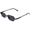 Lunettes de soleil Xlab Col. Ibiza Noir satin&eacute;/fum&eacute; polaris&eacute; Lunettes de soleil, Noir
