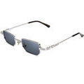 Lunettes sur Grenoble : Lunettes de soleil Xlab Ibiza photochromique Cadres Optiques, Argent/Gris, 45 mm Argent&eacute;