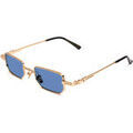 Lunettes sur Grenoble : Lunettes de soleil Xlab Col. Ibiza Or/Bleu polaris&eacute; Lunettes de soleil, Or/Bleu cla Dor&eacute;