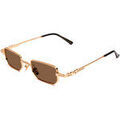 Lunettes sur Grenoble : Lunettes de soleil Xlab Col. Ibiza Or/Marron polaris&eacute; Lunettes de soleil, Or/Marron Dor&eacute;