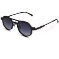 Lunettes sur Grenoble : Lunettes de soleil Xlab Col. Mykonos Clip-on d&eacute;grad&eacute; noir/fum&eacute; Cadres Optiques, N Noir