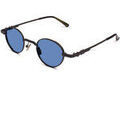 Lunettes sur Grenoble : Lunettes de soleil Xlab Minorque Lunettes de soleil, Noir/Bleu clair, 43 mm