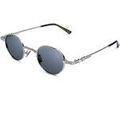 Lunettes de soleil Xlab Minorque Cadres Optiques, Argent/Gris, 43 mm Argent&eacute; Grenoble