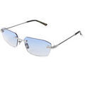 Lunettes sur Grenoble : Lunettes de soleil Xlab Col. Elbe D&eacute;grad&eacute; argent/bleu Lunettes de soleil, Argent/B Argent&eacute;