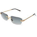 Lunettes sur Grenoble : Lunettes de soleil Xlab Col. Elbe D&eacute;grad&eacute; or/vert fonc&eacute; Lunettes de soleil, Or/Ve Dor&eacute;