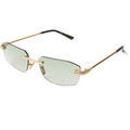 Lunettes sur Grenoble : Lunettes de soleil Xlab Col. Elbe D&eacute;grad&eacute; or/vert Lunettes de soleil, Or/Vert, 57 Dor&eacute;