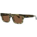 Lunettes sur Grenoble : Lunettes de soleil Xlab Col. GAMBIER VERT RAY&Eacute; TRANSPARENT / MARRON POLARIS&Eacute; Lunet