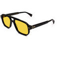 Lunettes de soleil Xlab Col. Carthag&egrave;ne Noir/Jaune polaris&eacute; Lunettes de soleil, No Noir Grenoble