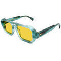 Lunettes sur Grenoble : Lunettes de soleil Xlab Col. MORETON VERT RAY&Eacute; / JAUNE POLARIS&Eacute; Lunettes de soleil Vert