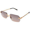 Lunettes sur Grenoble : Lunettes de soleil Xlab Pedrosa Lunettes de soleil, Or/Marron, 57 mm Dor&eacute;