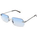 Lunettes de soleil Xlab Pedrosa Lunettes de soleil, Argent/Bleu clair, 57 mm Argent&eacute; Grenoble