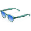 Lunettes de soleil Xlab GALAPAGOS Lunettes de soleil, Vert ray&eacute;/Bleu clair, 48 mm