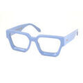 Lunettes sur Grenoble : Lunettes de soleil Xlab Bloc bleu PRASLIN Cadres Optiques, Bleu clair, 54 mm