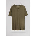 T-shirt Teddy Smith Tee Shirt T-GABRIEL Turbulence Kaki Grenoble