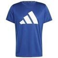Tee-shirts sur Grenoble : T-shirt adidas TEE SHIRT RUN IT - DKBLUE - S