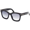 Lunettes de soleil Tom Ford FT1115 LEIGH-02 Lunettes de soleil, Noir/Fum&eacute;e, 52 mm Noir