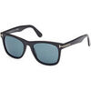 Lunettes de soleil Tom Ford FT1099 KEVYN Lunettes de soleil, Noir/Vert, 52 mm