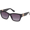 Lunettes de soleil Guess GU00105 Lunettes de soleil, Noir/Fum&eacute;e, 56 mm Noir