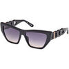 Lunettes de soleil Guess GU00111 Lunettes de soleil, Noir/Fum&eacute;e, 56 mm Noir