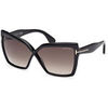 Lunettes de soleil Tom Ford FT1195 FIORE Lunettes de soleil, Noir/Fum&eacute;e, 63 mm Noir