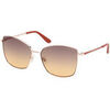 Lunettes de soleil Guess GU00149 Lunettes de soleil, Or/Marron, 59 mm Dor&eacute;