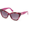 Lunettes de soleil Guess GU00204 Lunettes de soleil, Rose/Gris, 55 mm