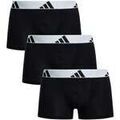 Cale&ccedil;ons adidas Lot de 3 boxers Active Flex en coton Noir