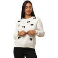 Pull La Modeuse Pulls pour femme - Blanc / Noir -