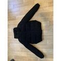 Vestes sur Grenoble : Veste Brave Soul Doudoune velour c&ocirc;tel&eacute; noir Noir