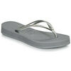 Tongs Havaianas SLIM FLATFORM Argent&eacute;